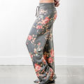 Comfortable plus size print floral yoga pants leggings women leisure stretch tights